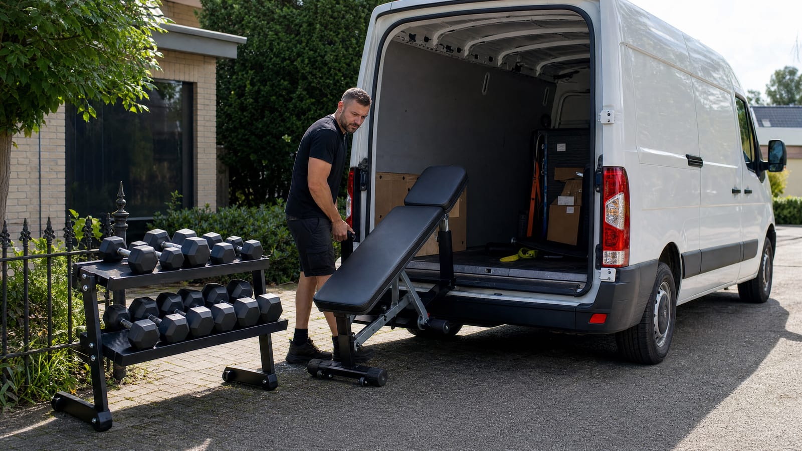 Fitnessapparatuur vervoeren